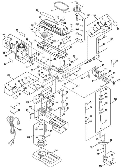 dp103l|ryobi dp103l parts diagram.